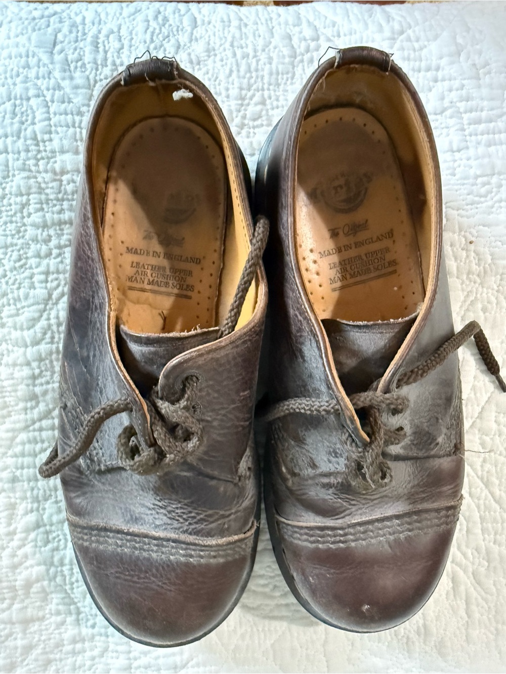 Dr Martens Vintage Dark Brown Leather Shoes